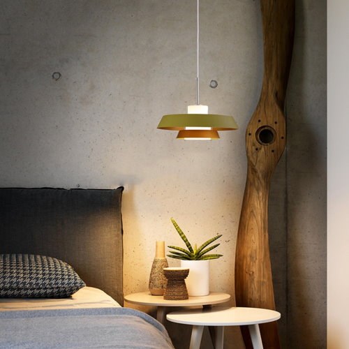 北歐 盤型 跳色層疊 吊燈