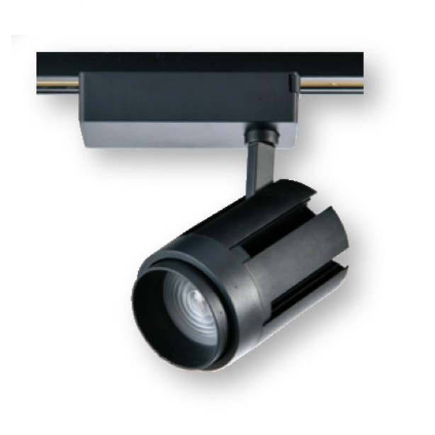 全電壓 COB 30W 軌道燈 白/黑 可調光及可調焦距
