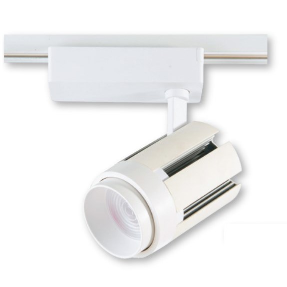 全電壓 COB 30W 軌道燈 白/黑 可調光及可調焦距
