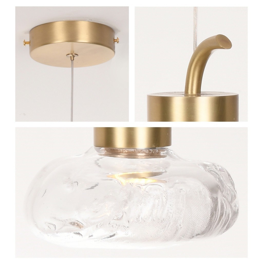 Silvana 黃銅璃光吊燈