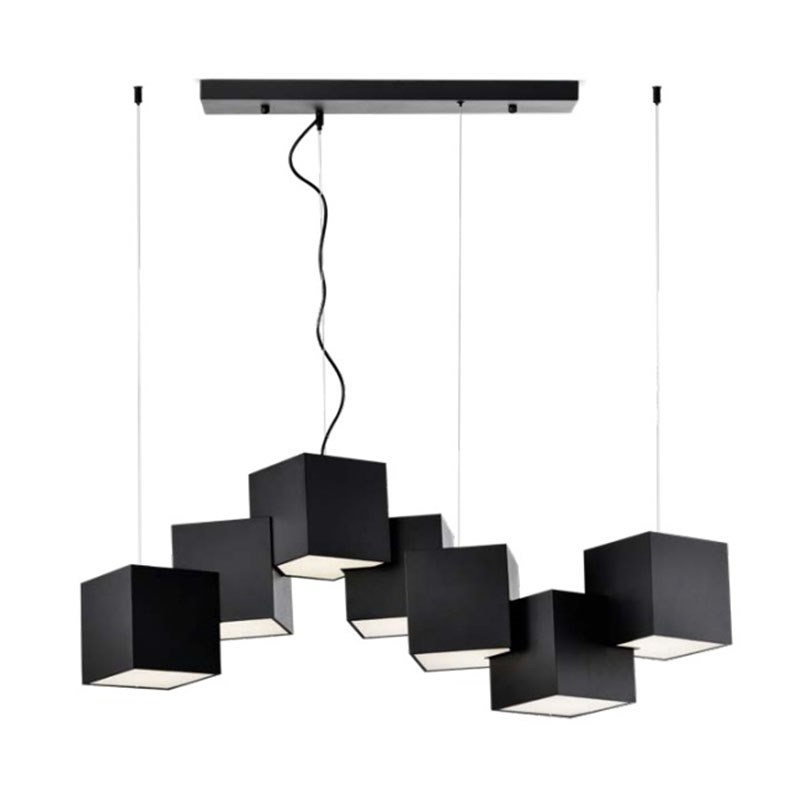 Bullion 金鏤高升吊燈 金白/黑