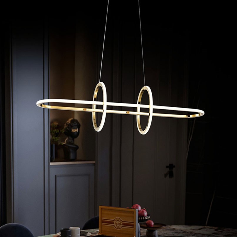 Lumine 鈦金氤圈吊燈