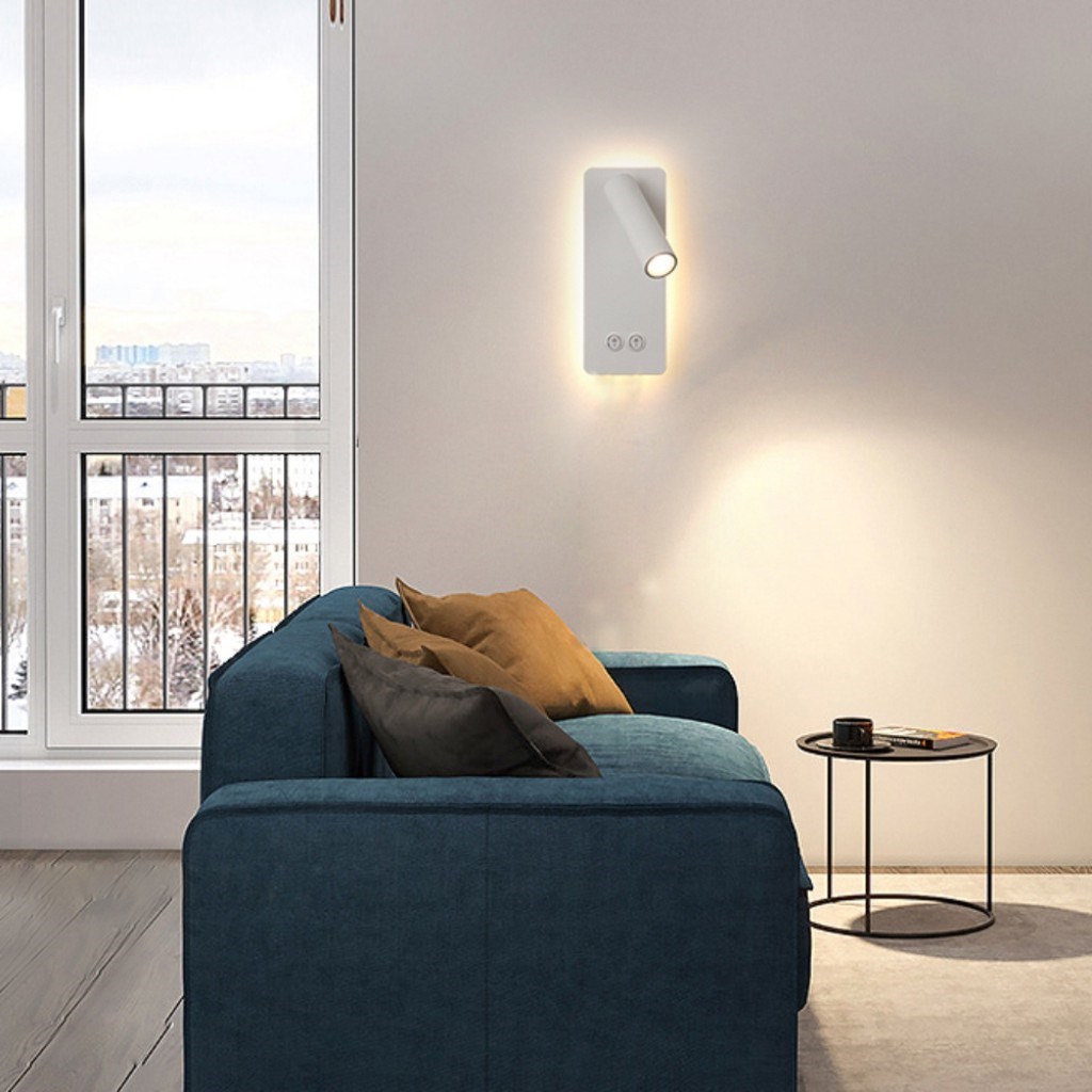 Ddu 細管漸層光壁燈 黑/白