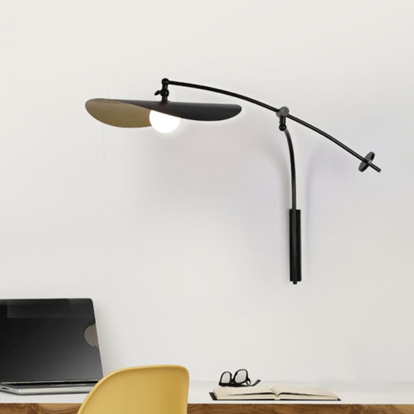 Gatto 長壁關節淺圓壁燈 大/小