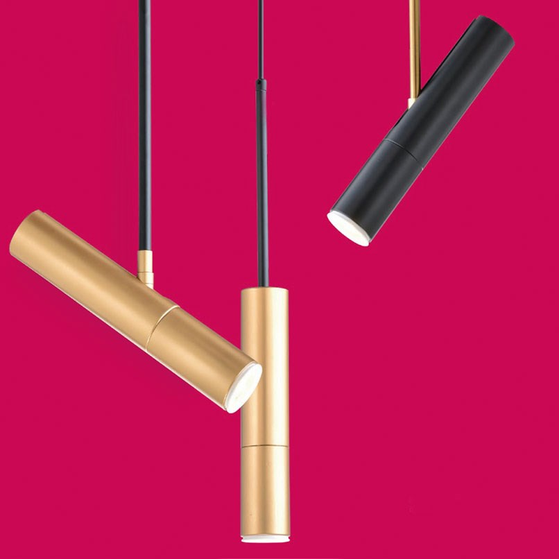 Cylindrical 可調節霧管吊燈