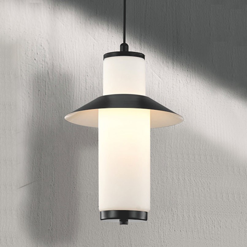 Lantern 帽沿長筒吊燈